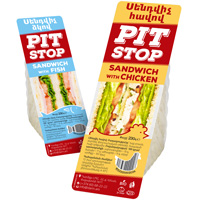 Дизайн упаковки сэндвичей PitStop