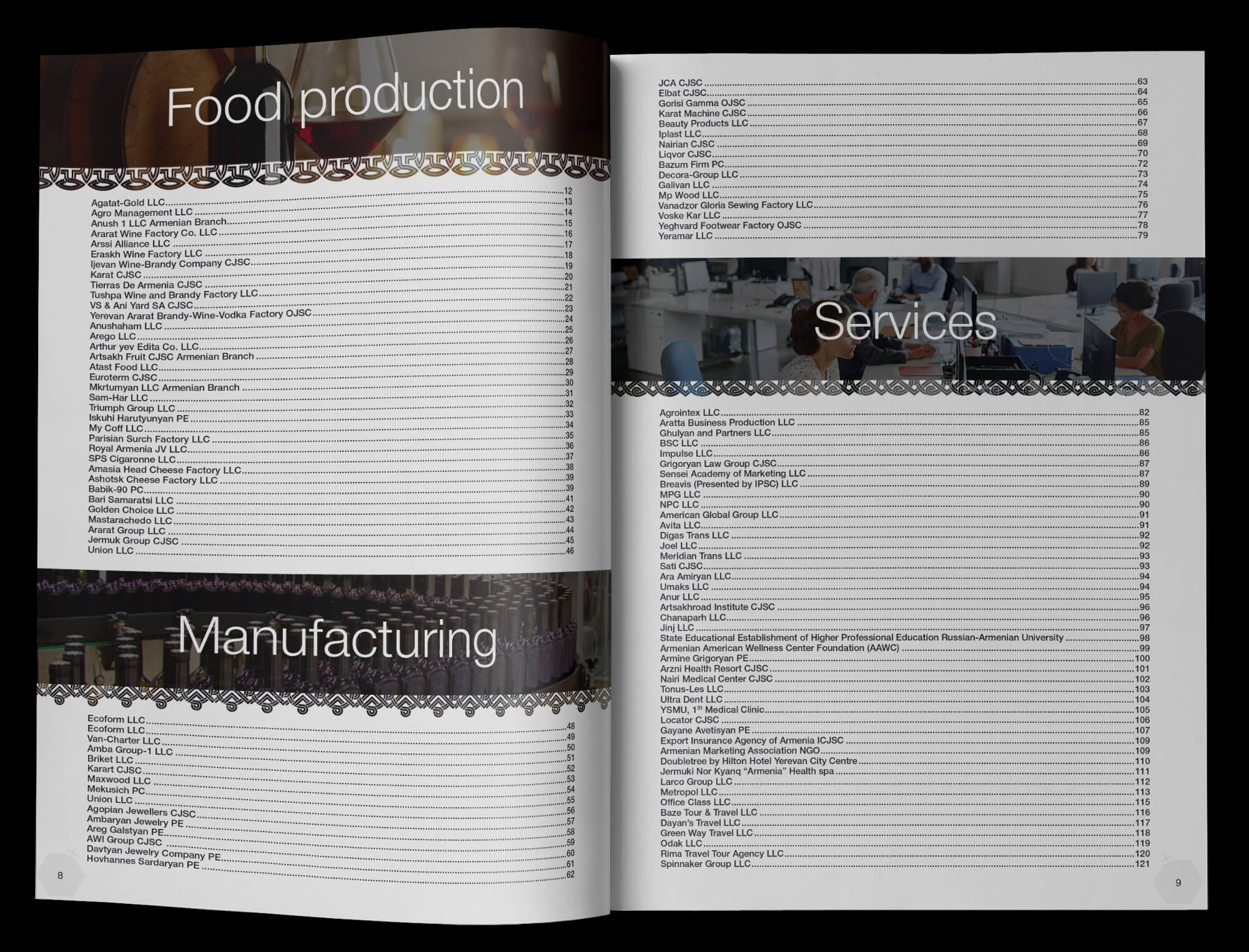 Экспортный каталог Армении 2017–2018
