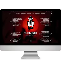 Сайт Академии маркетинга «Сенсей»