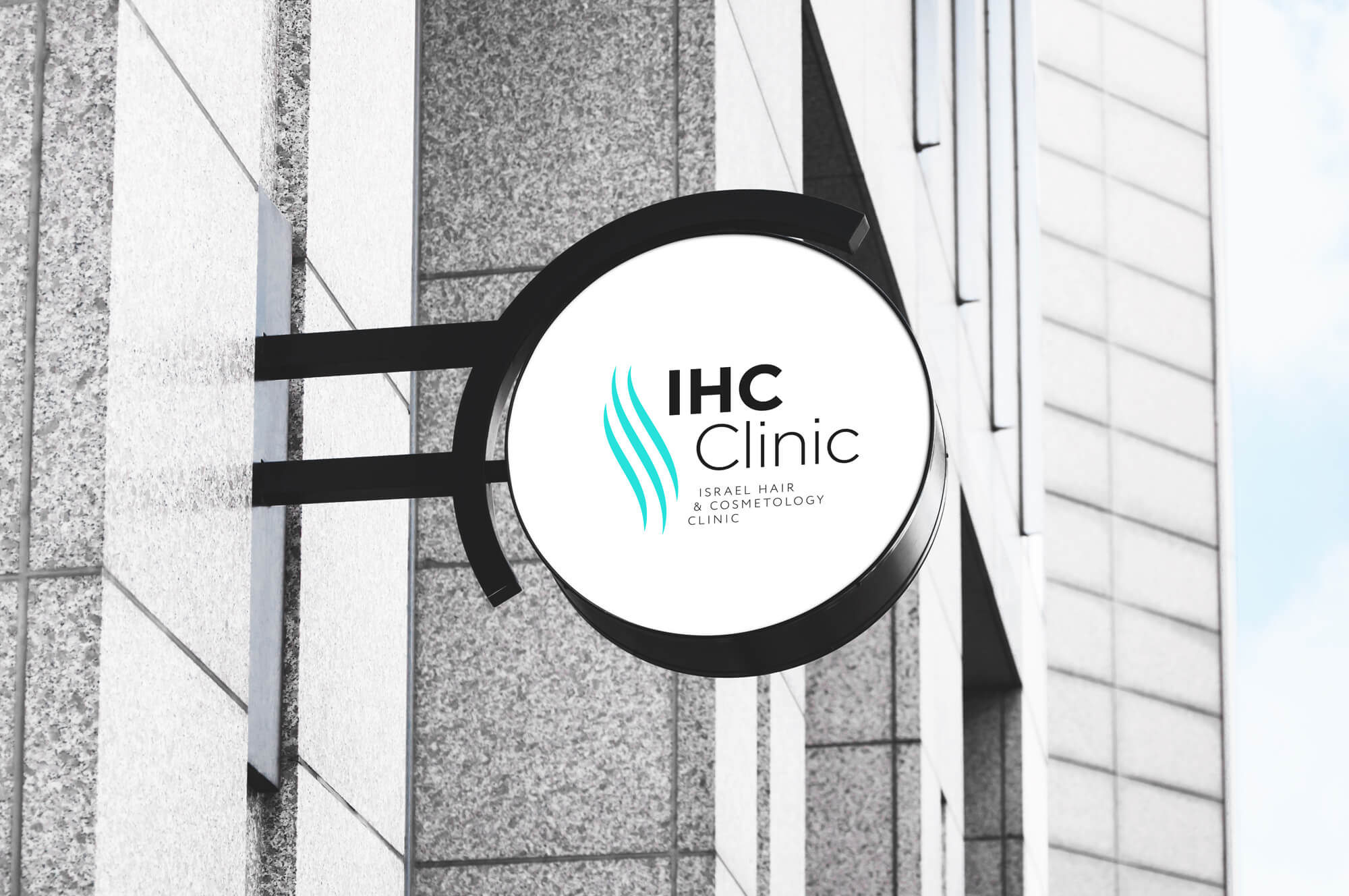 Логотип, визуальная айдентика и брендбук IHC Clinic