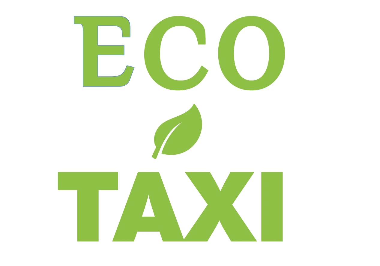Работа над логотипом ECO TAXI
