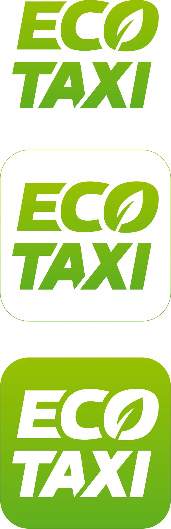 ECO TAXI logo concepts