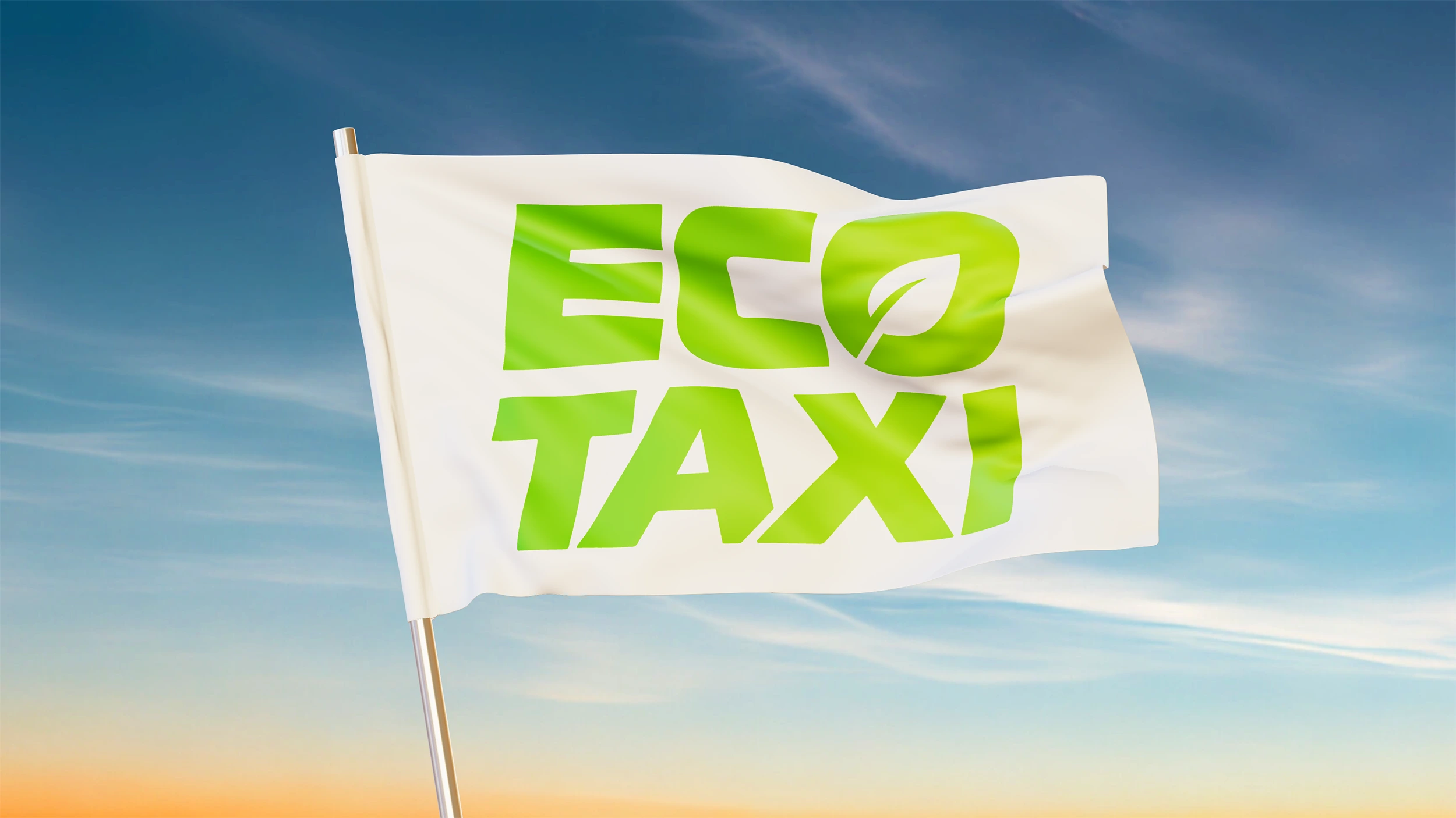 Логотип таксопарка ECO TAXI в&nbsp;Армении